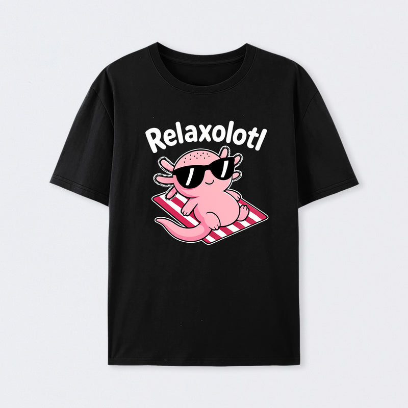Relaxolotl Axolotl Pun Cute T-Shirt