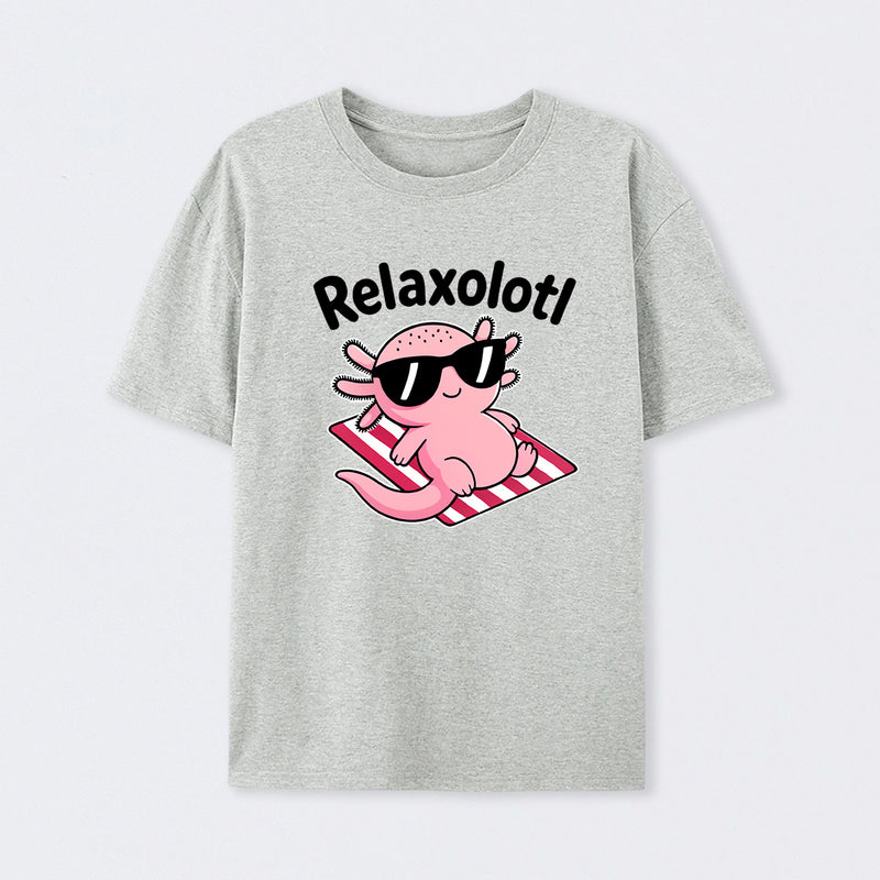 Relaxolotl Axolotl Pun Cute T-Shirt