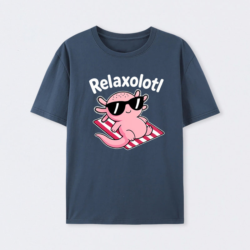 Relaxolotl Axolotl Pun Cute T-Shirt