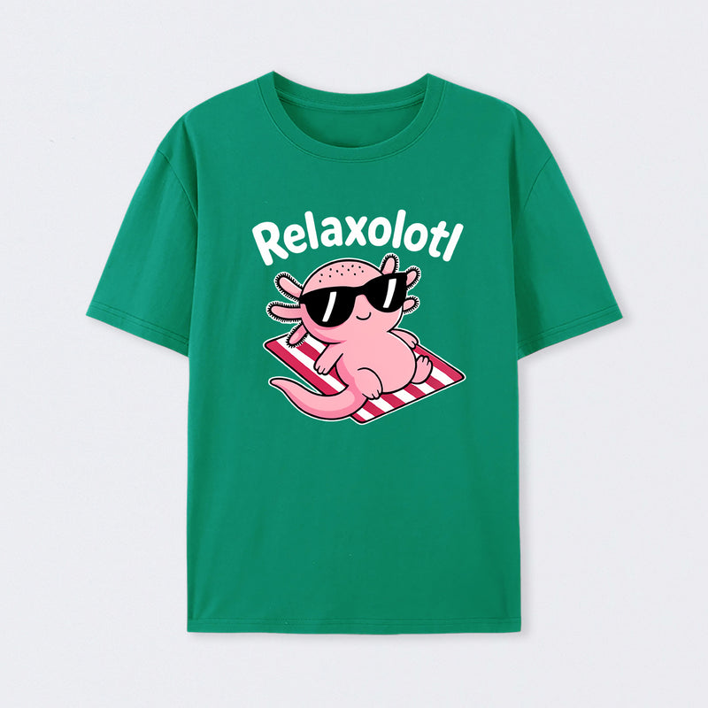 Relaxolotl Axolotl Pun Cute T-Shirt