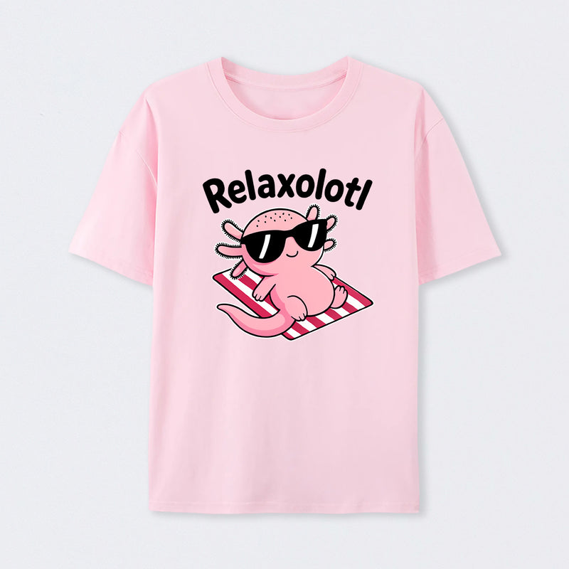Relaxolotl Axolotl Pun Cute T-Shirt