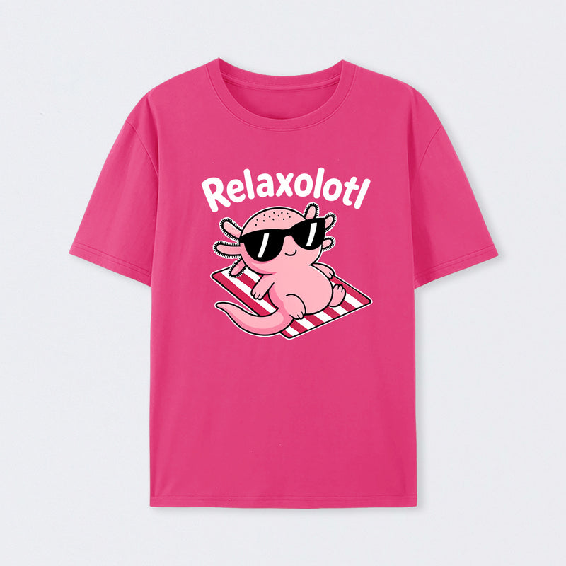 Relaxolotl Axolotl Pun Cute T-Shirt