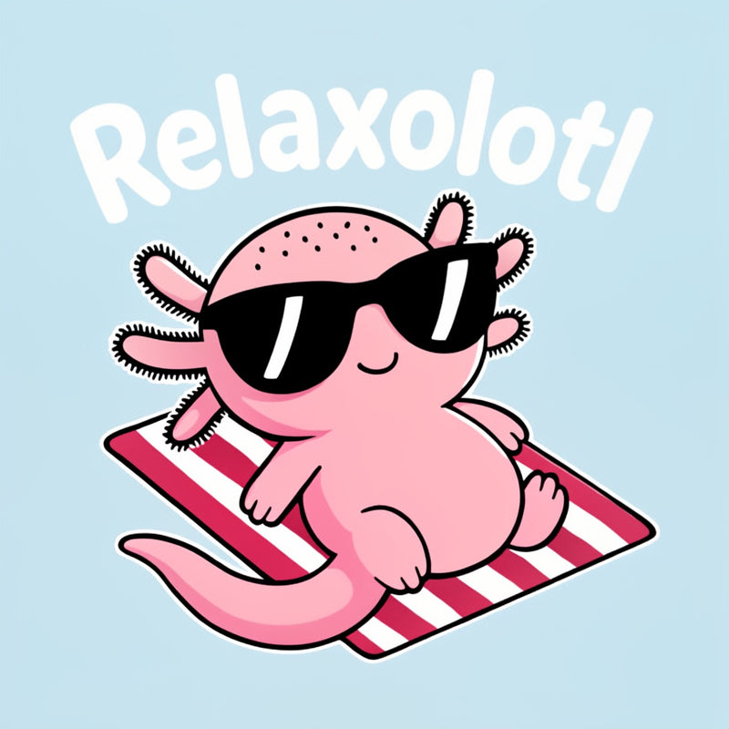 Relaxolotl Axolotl Pun Cute T-Shirt