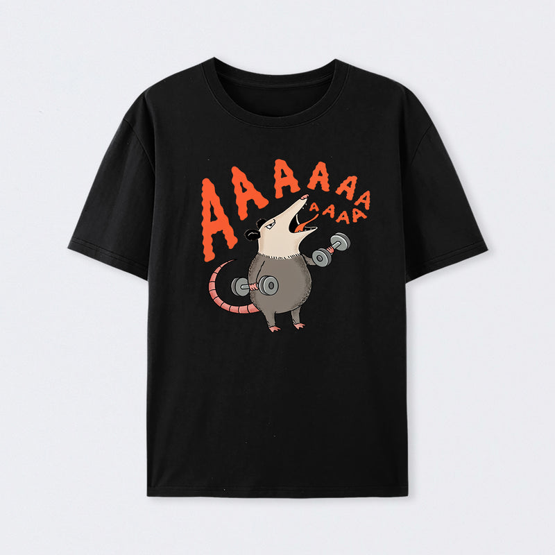 Funny Gym Scream T-Shirt