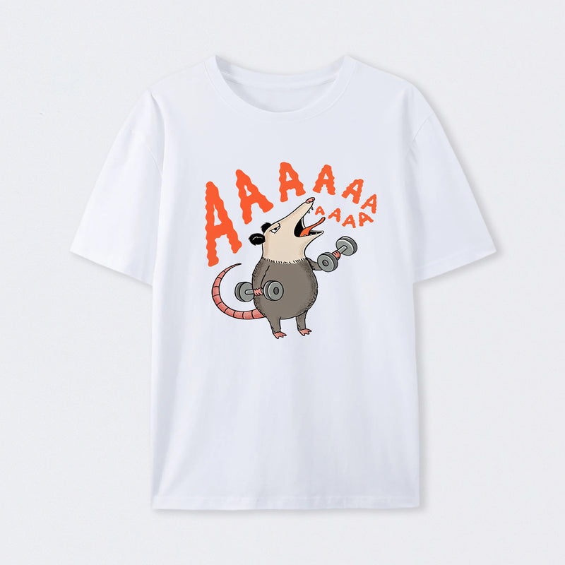 Funny Gym Scream T-Shirt