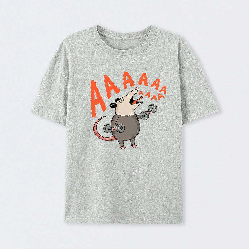 Funny Gym Scream T-Shirt