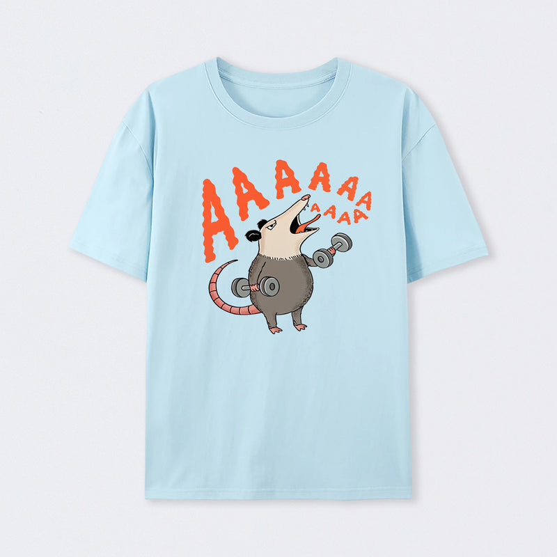 Funny Gym Scream T-Shirt