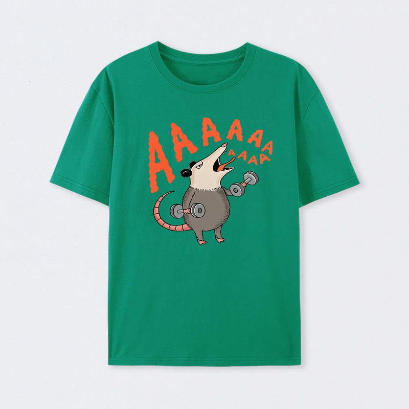 Funny Gym Scream T-Shirt