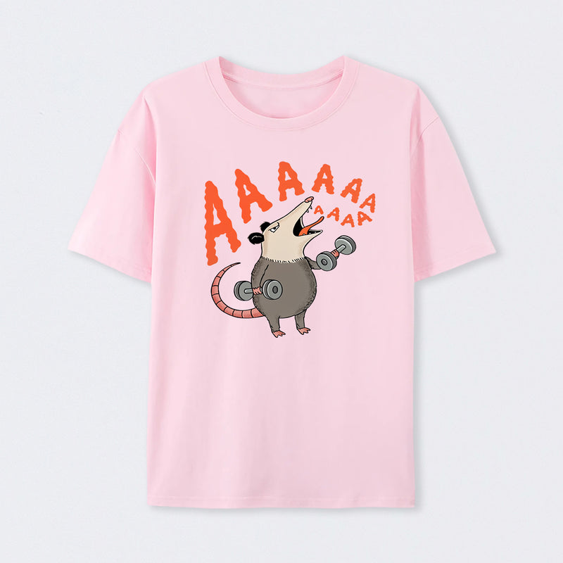 Funny Gym Scream T-Shirt
