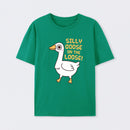 Cute Silly Goose On The Loose Funny Saying T-Shirt