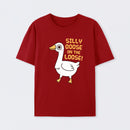 Cute Silly Goose On The Loose Funny Saying T-Shirt