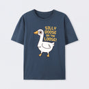 Cute Silly Goose On The Loose Funny Saying T-Shirt