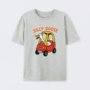 Silly Goose in a Cozy Coupe ¨C Funny Cartoon Design T-Shirt