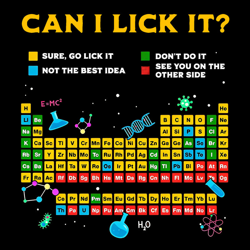 Can I Lick It Periodic Table Hoodie