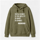 Intelligence - Stephen Hawking Science Hoodie