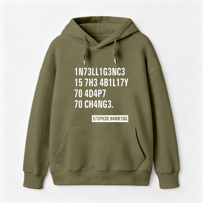Intelligence - Stephen Hawking Science Hoodie