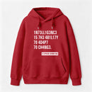 Intelligence - Stephen Hawking Science Hoodie