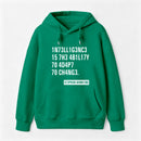 Intelligence - Stephen Hawking Science Hoodie