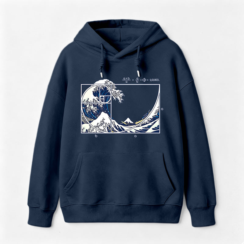 The Great Fibonacci Wave Science Hoodie