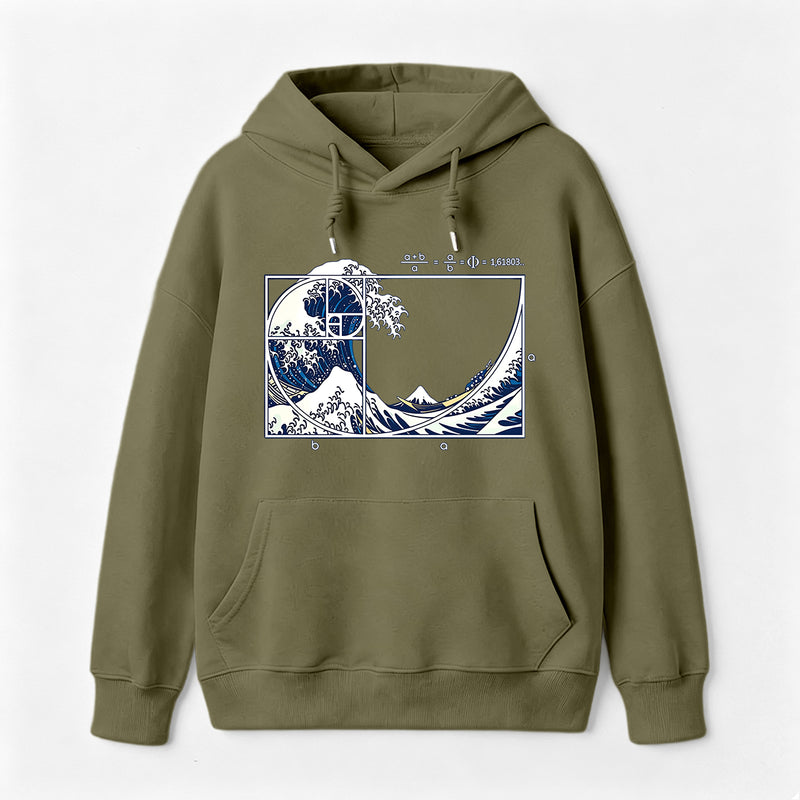 The Great Fibonacci Wave Science Hoodie