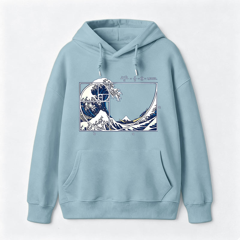 The Great Fibonacci Wave Science Hoodie