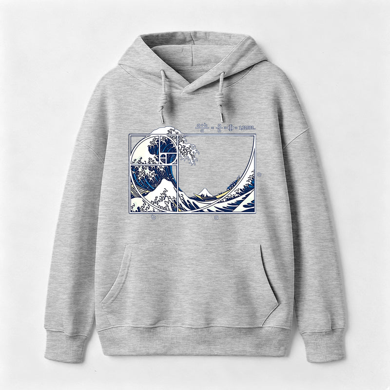 The Great Fibonacci Wave Science Hoodie