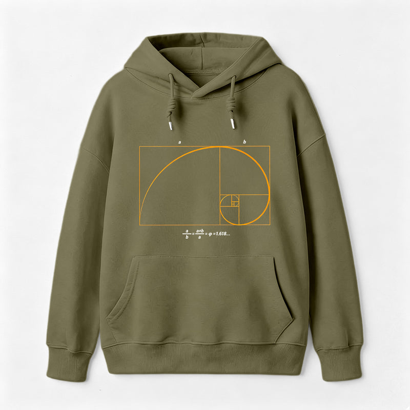 Fibonacci Math Art Science Engineer Hoodie