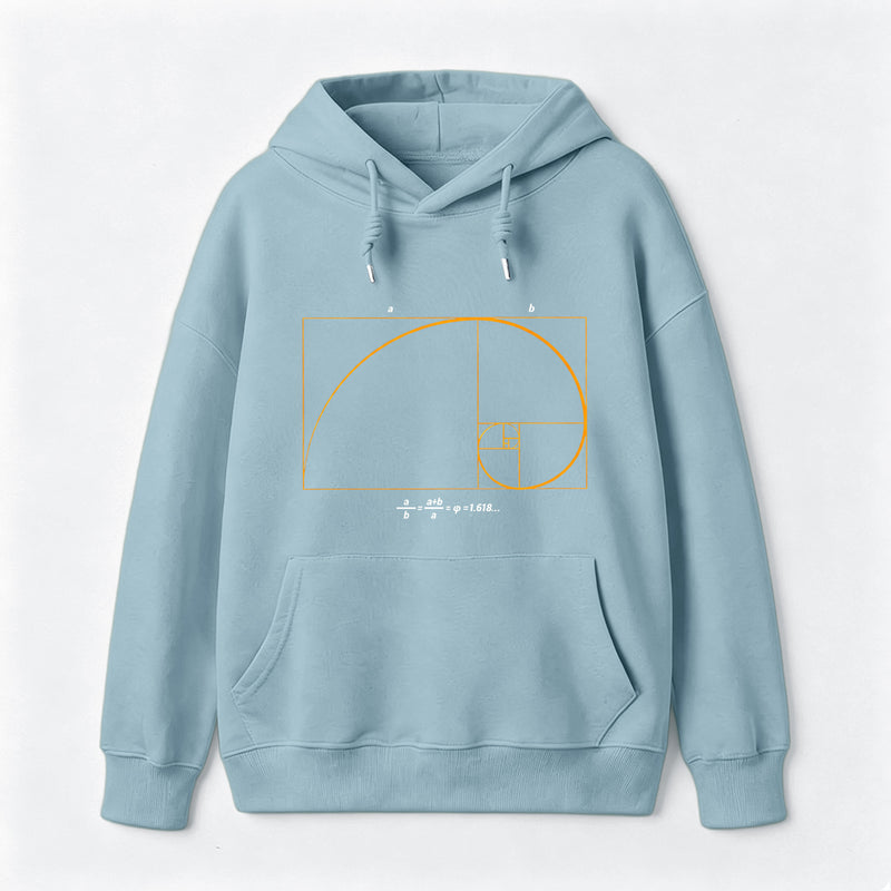 Fibonacci Math Art Science Engineer Hoodie