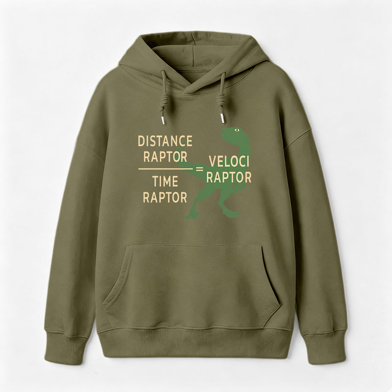 Equations Of Motion Science Velociraptor Hoodie