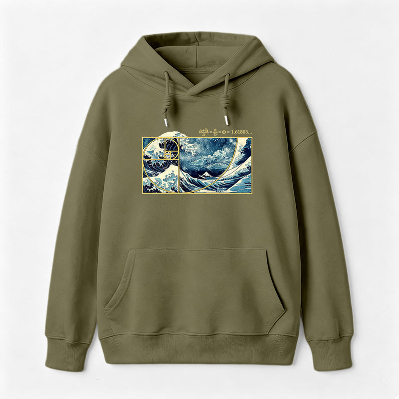 The Great Fibonacci Wave Science Hoodie