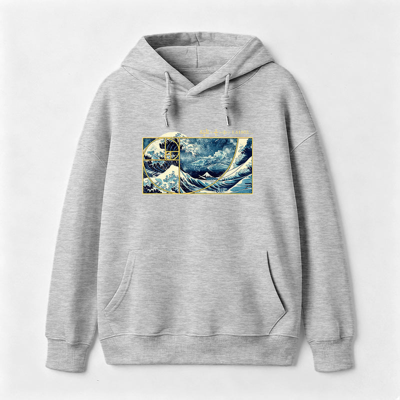 The Great Fibonacci Wave Science Hoodie