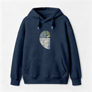 Distressed Fibonacci Spiral Graphic Hoodie