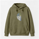 Distressed Fibonacci Spiral Graphic Hoodie