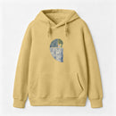 Distressed Fibonacci Spiral Graphic Hoodie