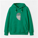Distressed Fibonacci Spiral Graphic Hoodie
