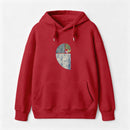 Distressed Fibonacci Spiral Graphic Hoodie