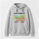 Can I Lick It Periodic Humour Science Hoodie