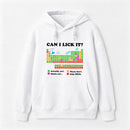 Can I Lick It Periodic Humour Science Hoodie