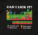 Can I Lick It Periodic Humour Science Hoodie