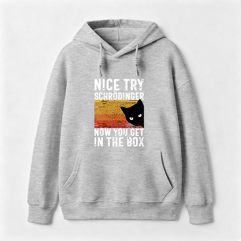 You Get Schrodinger's cat In The Box Hoodie