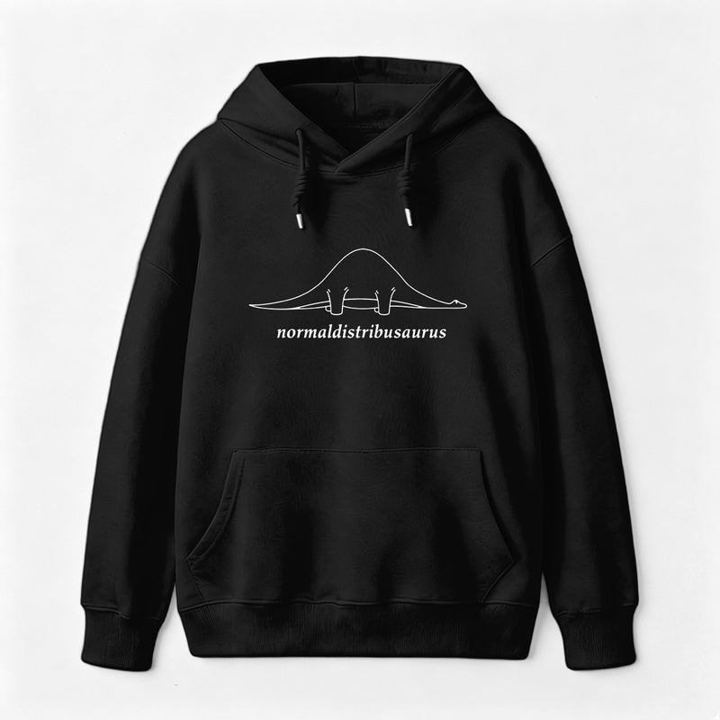 Normal Distribution Dinosaur Hoodie
