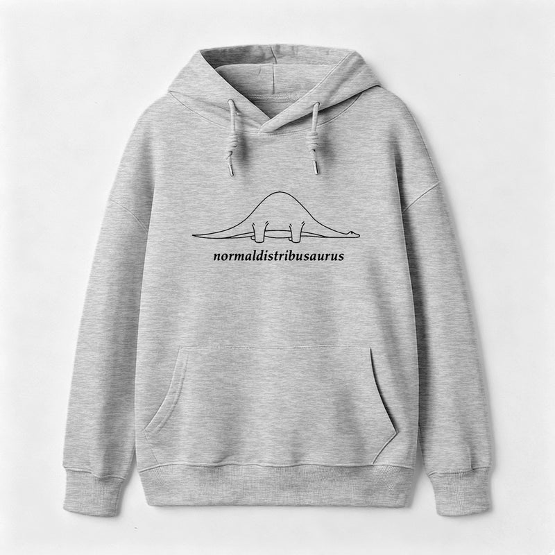 Normal Distribution Dinosaur Hoodie