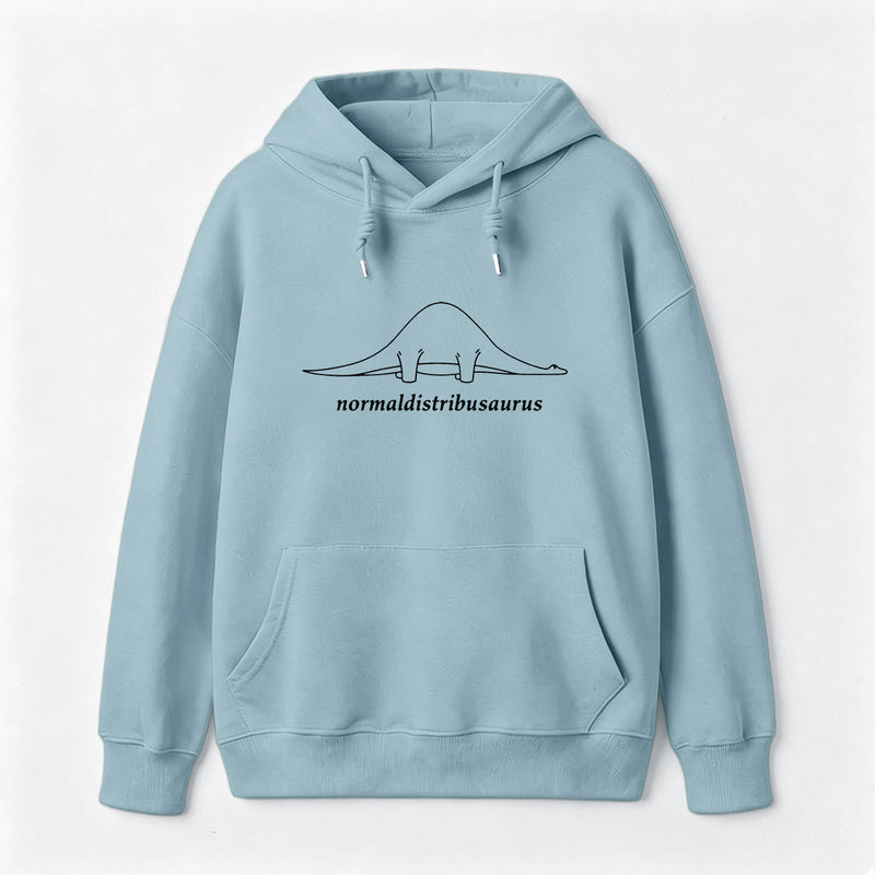 Normal Distribution Dinosaur Hoodie