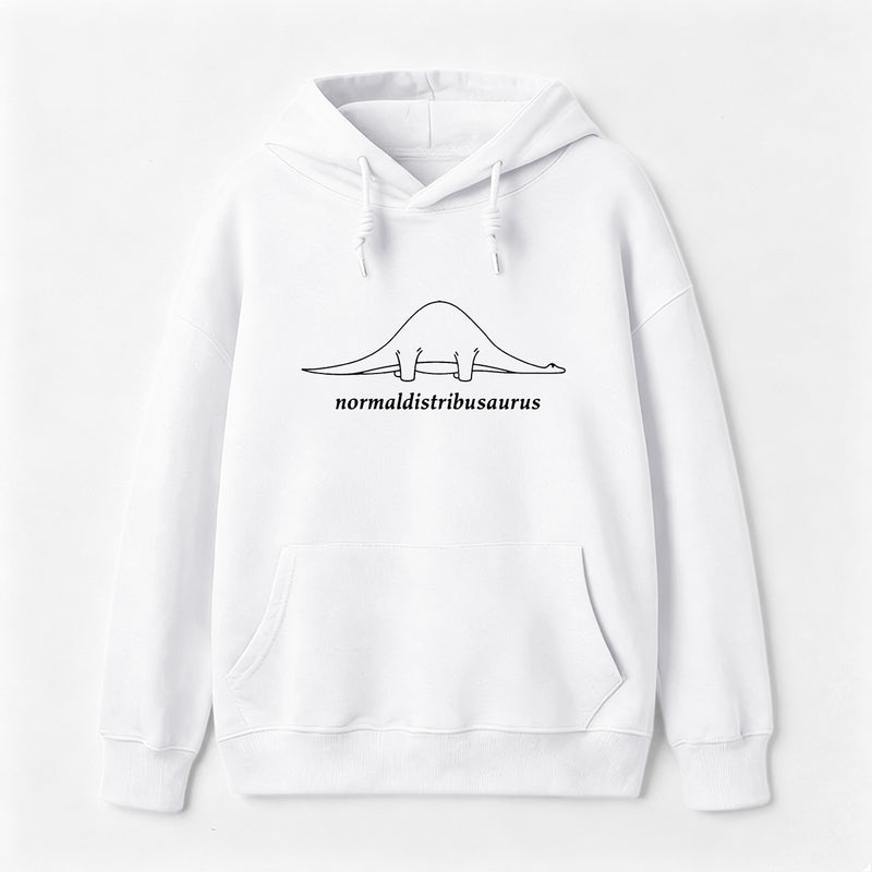 Normal Distribution Dinosaur Hoodie