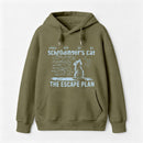 Schrodinger's Cat Escape Plan Interesting Physics Science Hoodie