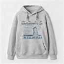 Schrodinger's Cat Escape Plan Interesting Physics Science Hoodie