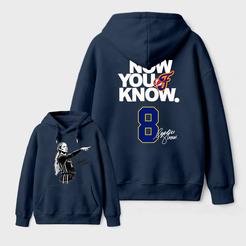 Sophie Cunningham Now You Know Double-Sided Basketball Graphic Hoodie