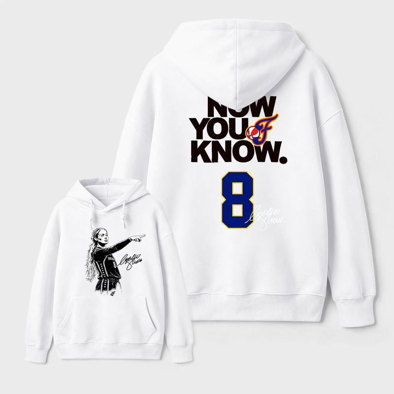 Sophie Cunningham Now You Know Double-Sided Basketball Graphic Hoodie