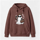 Boo-Jee Leopard Ghost Funny Fall Halloween Hoodie