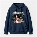 White Privilege Graphic Funny Basketball Meme Hoodie